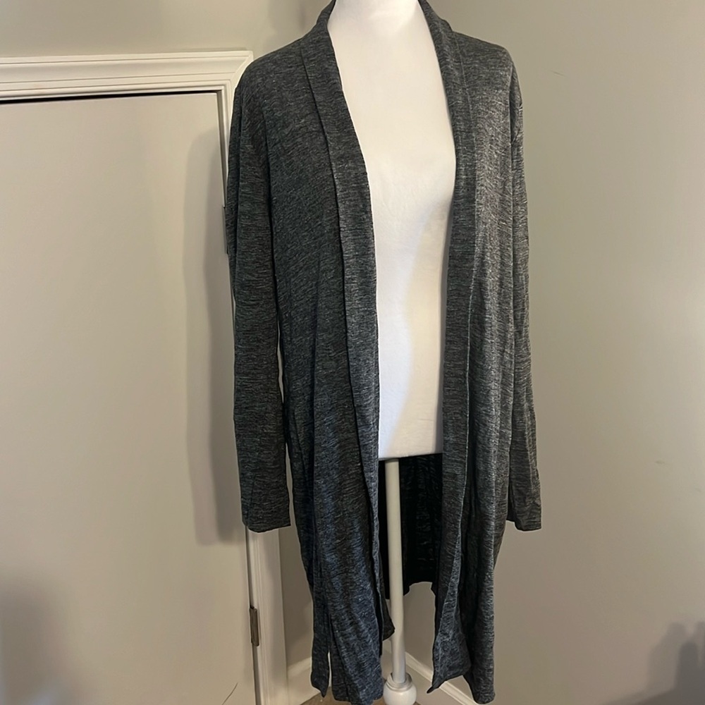Eileen Fisher L long linen‎ cardigan